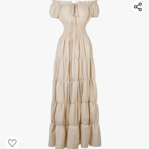 Ivory cottagecore dress